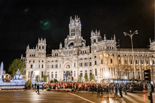 Imagen de la Plaza de Cibeles en una de la escenas de Way Down